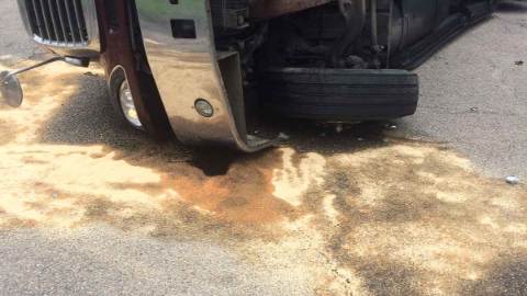 Truck Accident Hazmat Cleanup